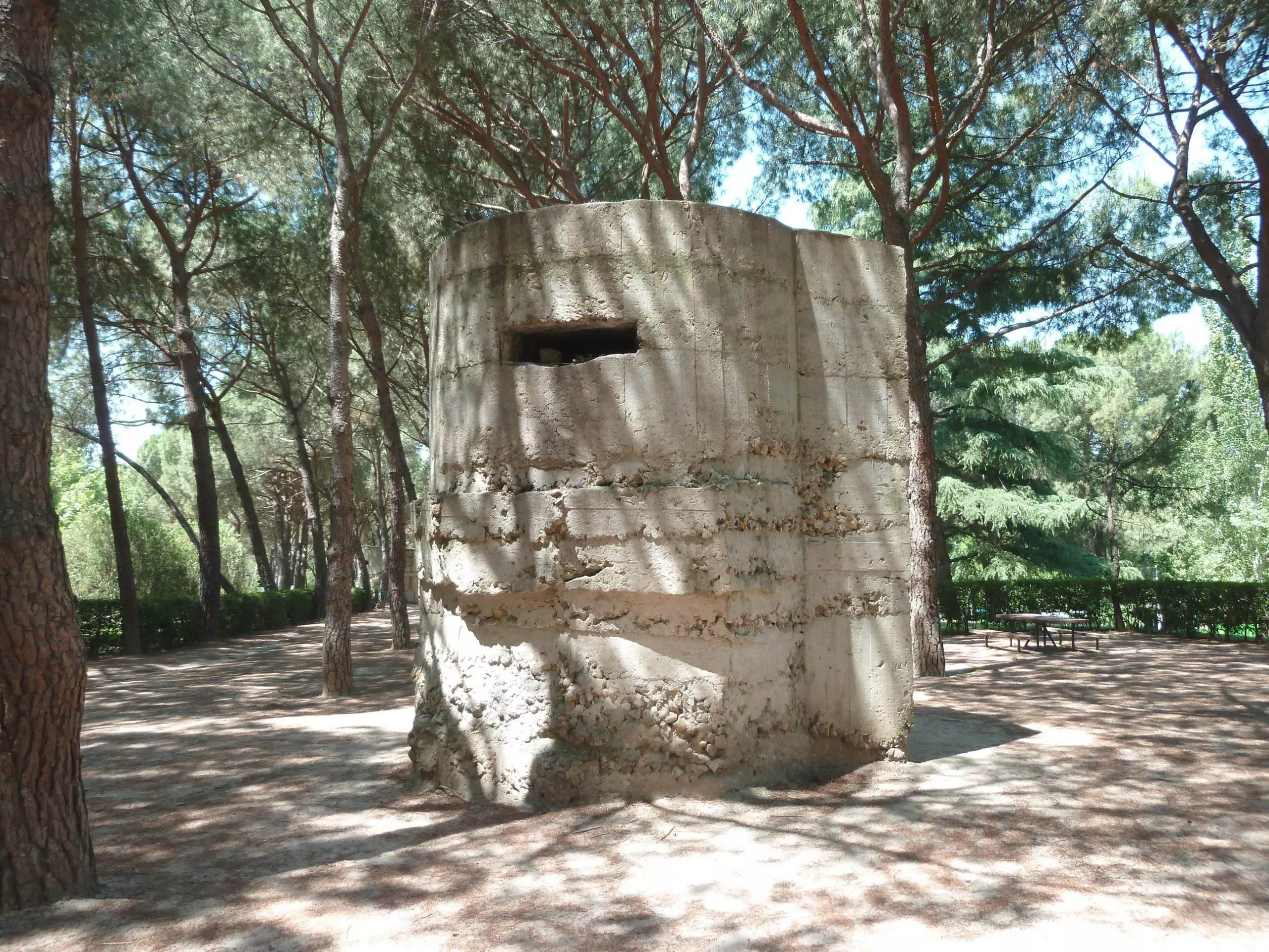 bunker en el Parque del Oeste