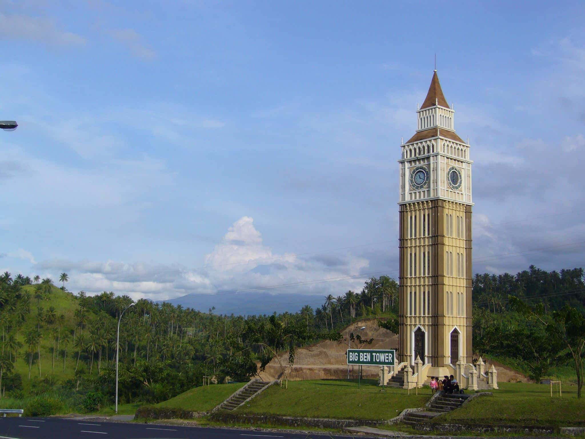 manado indonesia replica big ben