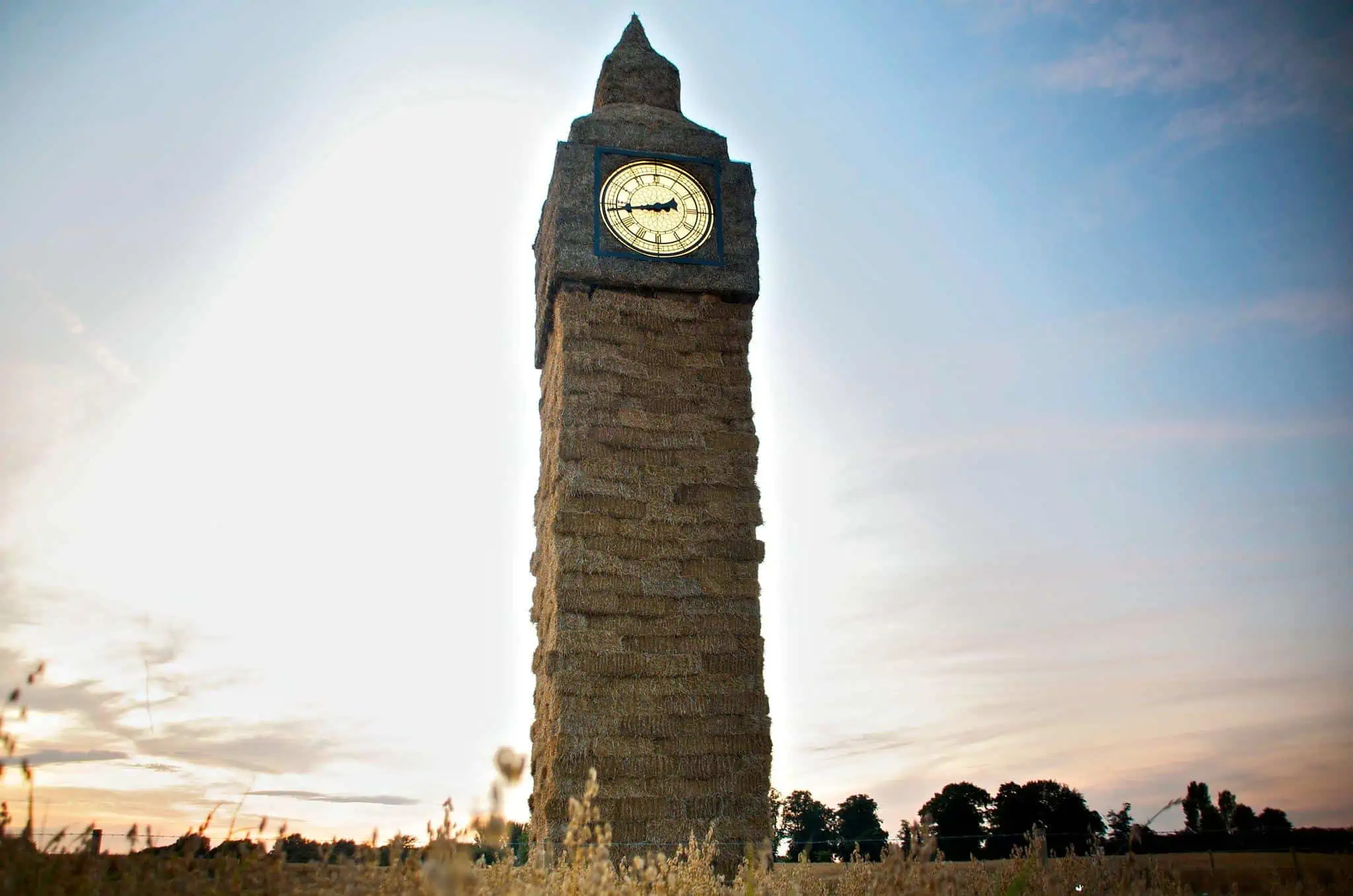 nantwich england straw replica big ben
