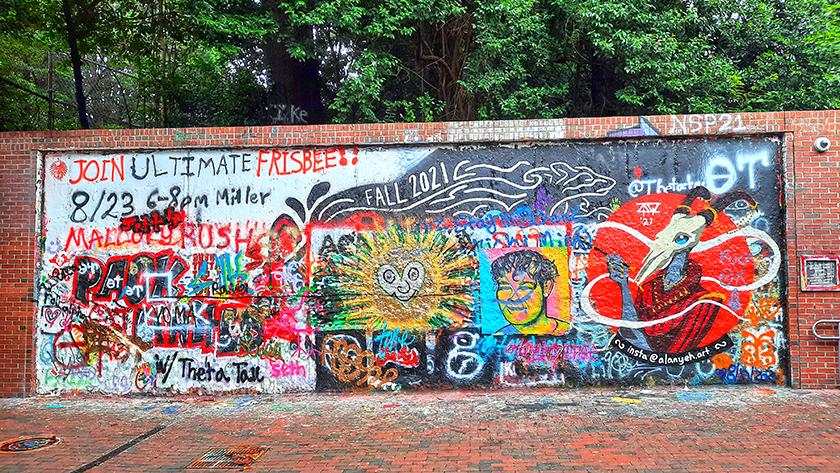 free expression tunnel raleigh north carolina us mural entrance