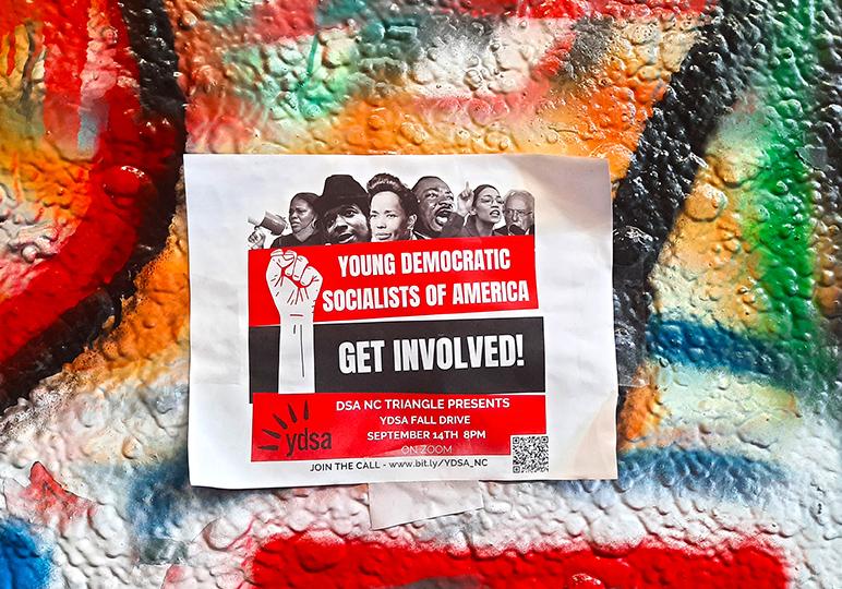 free expression tunnel raleigh north carolina us political poster