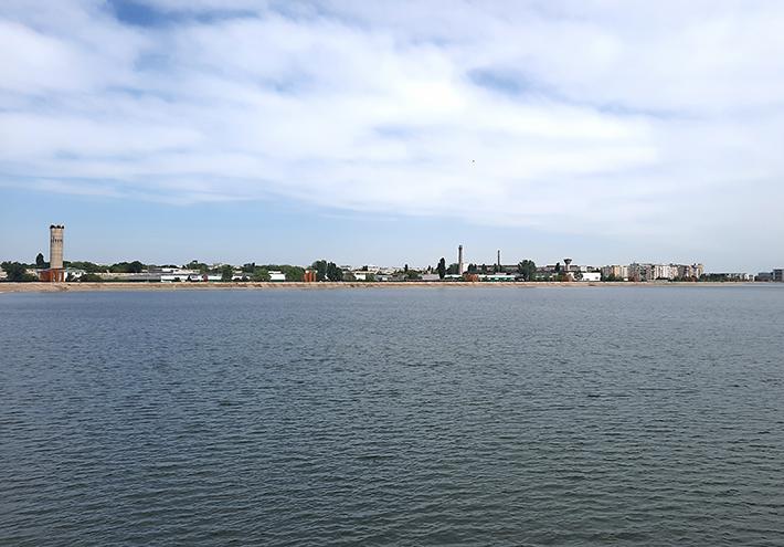 Bucharest Romania Insula Ingerilor Lake Dambovita Lacul Morii Angels Island view lakefront