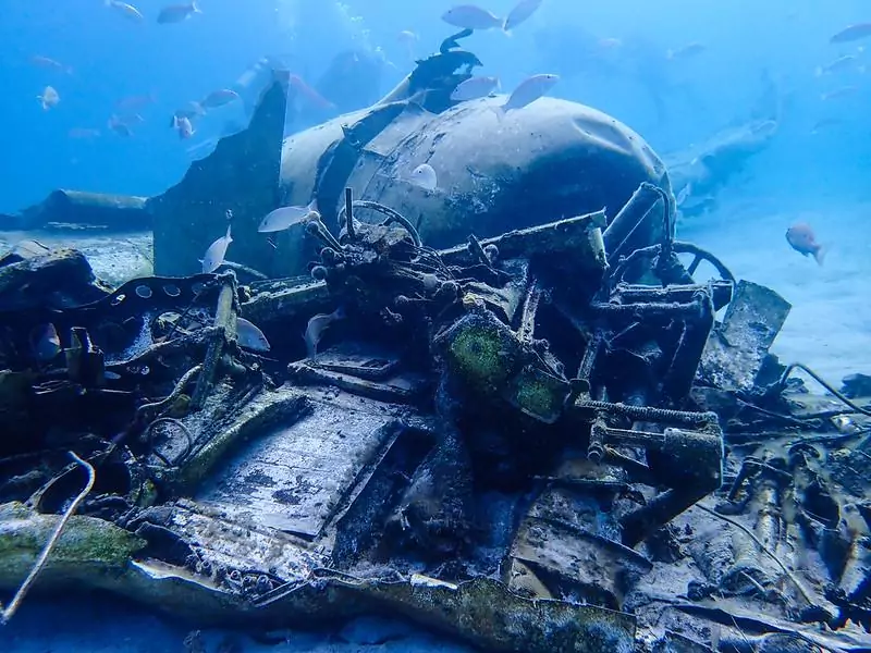 Pablo Escobar Carlos Lehder Smugglers sunken Plane Wreck Normans Cay The Bahamas 1