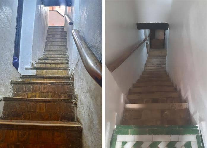 Aben Danan Synagogue Fes Fez Morocco staircase