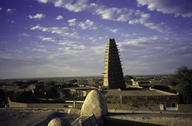 Grand Mosque Agadez Niger World tallest Mud Brick Building 3