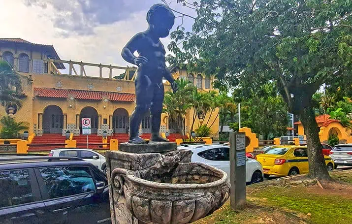 Rio de Janeiro Brazil Manneken Pis Replica Mansao Botafogo 4