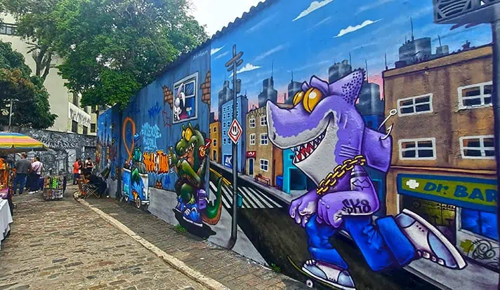 Batman s Alley Sao Paulo Brazil Graffiti Mural Street 8