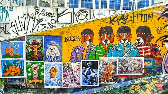 Escadaria do Patapio Sao Paulo Brazil mural graffiti Staircase 2