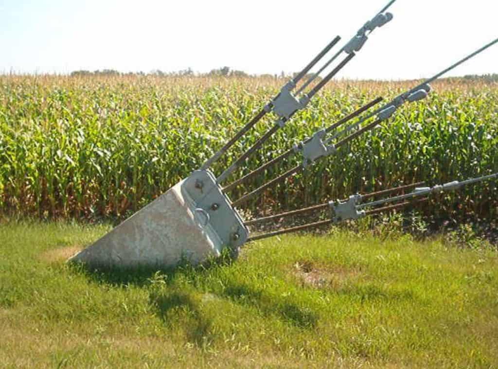 KVLY TV Mast guy wires Blanchard North Dakota US 3