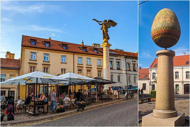Uzupis Vilnius Angel of Uzupis Egg