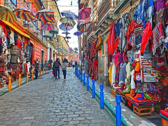 La Paz Umbrella Street Bolivia 10
