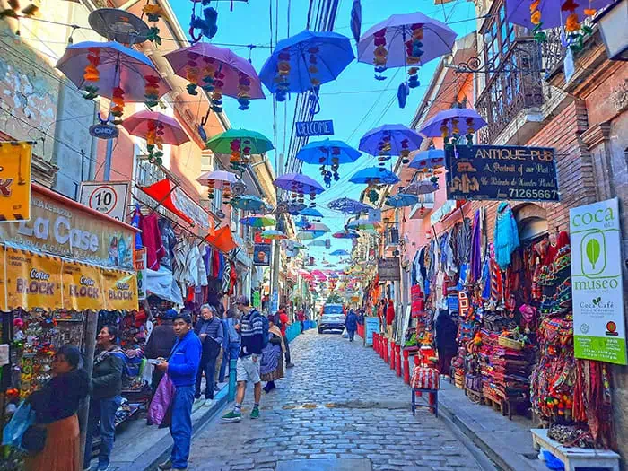 La Paz Umbrella Street Bolivia 2