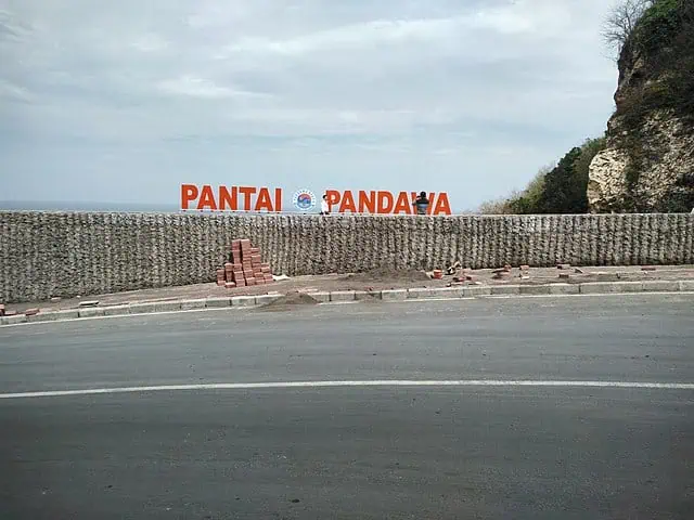 Pandawa Beach Road Bali Indonesia 1